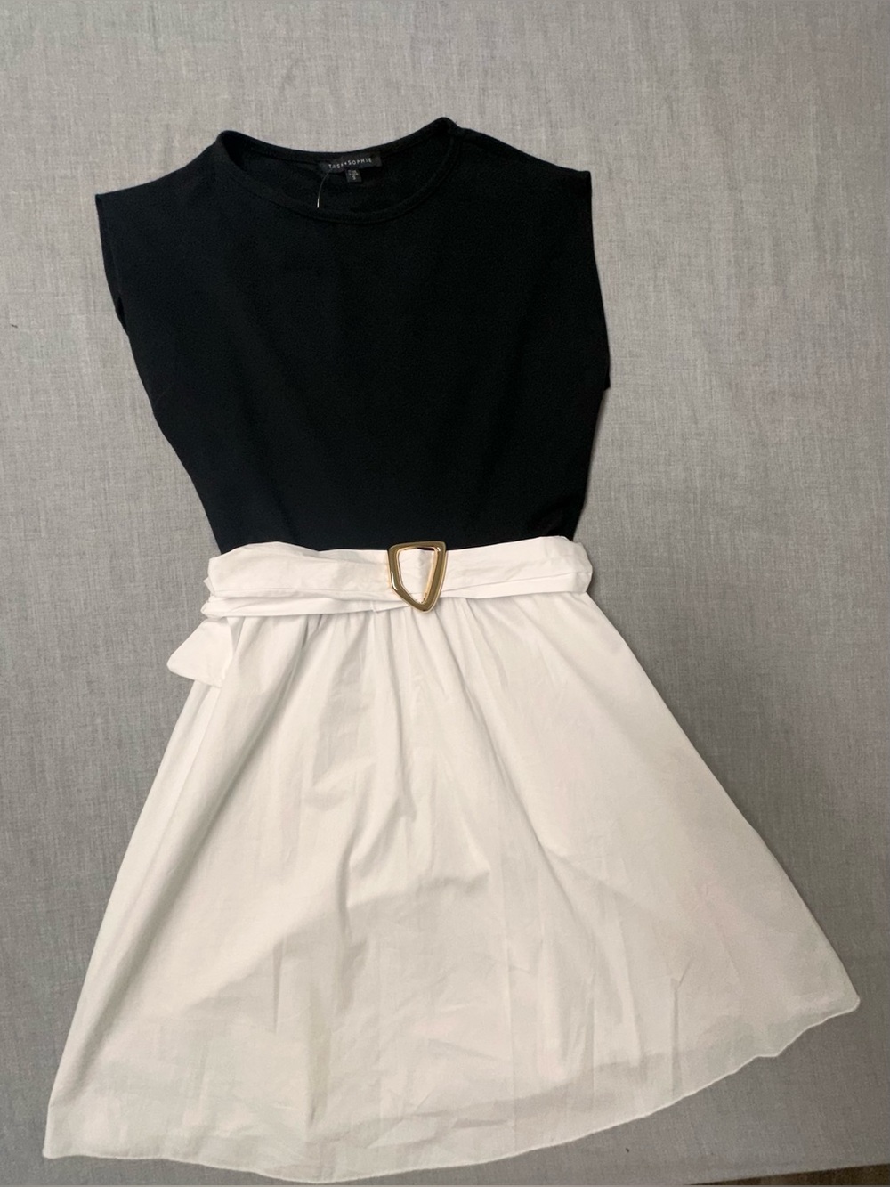 ✨ NWT Tash + Sophie Sleeveless Twofer Poplin Mini Dress - Size Small ✨